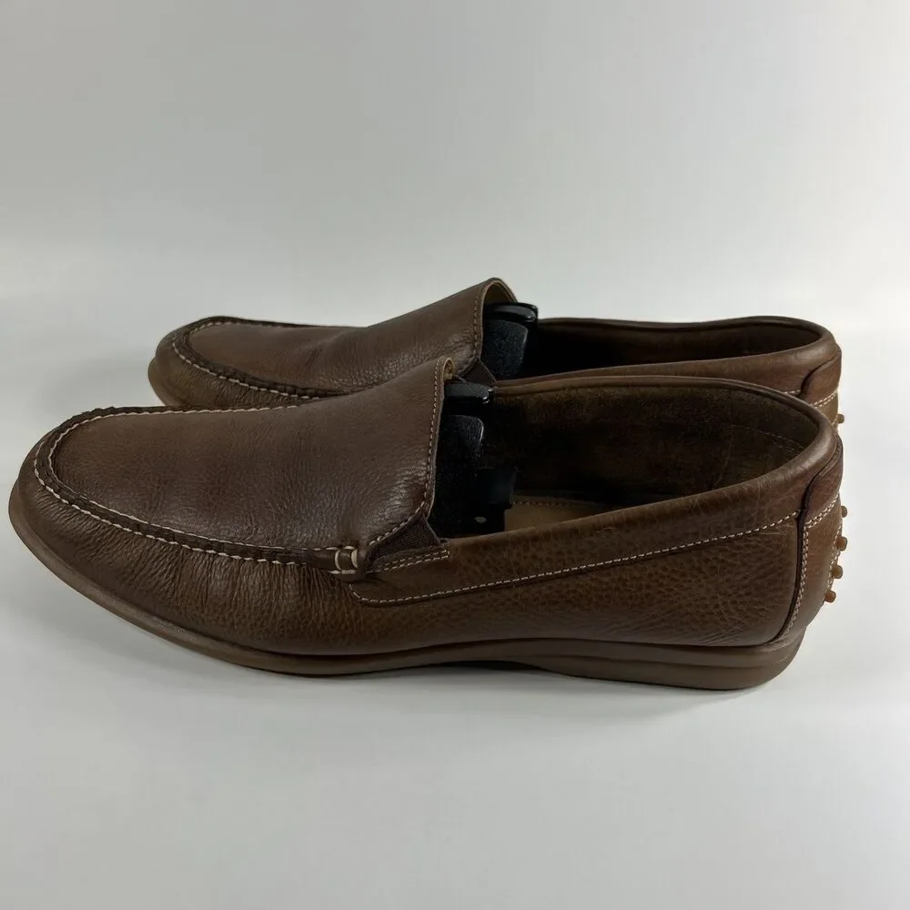 Johnston & Murphy Nichols Venetian Shoes Size 9 M  Tan Sheepskin Driving Loafer